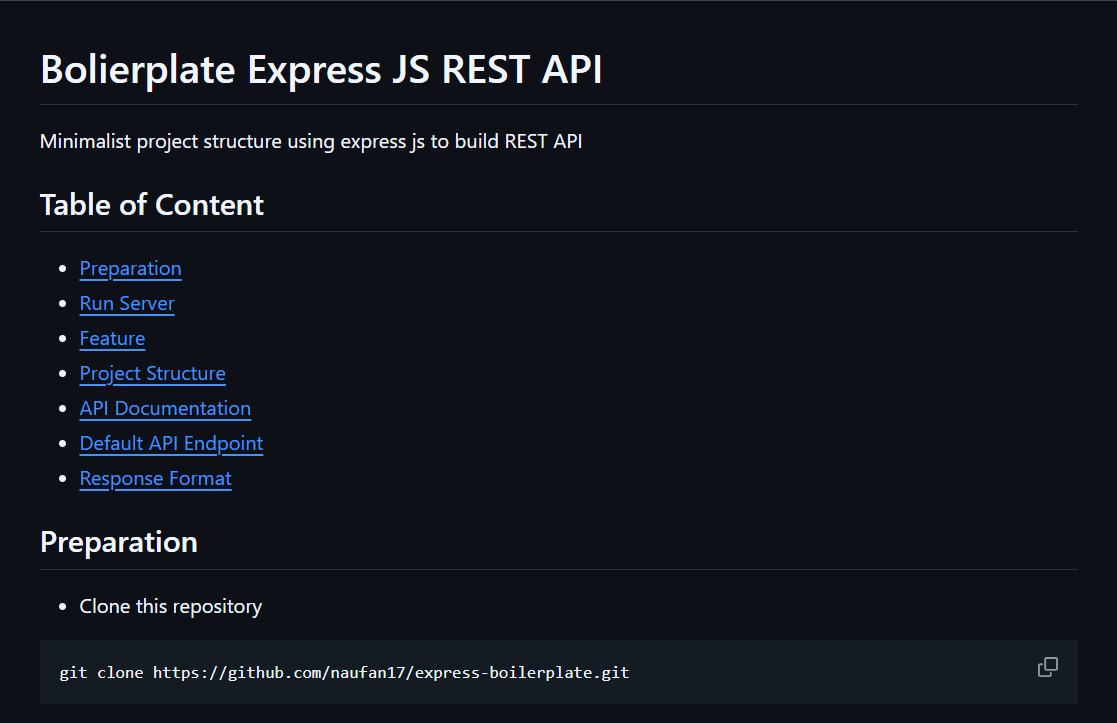 Boilerplate Express Rest Api